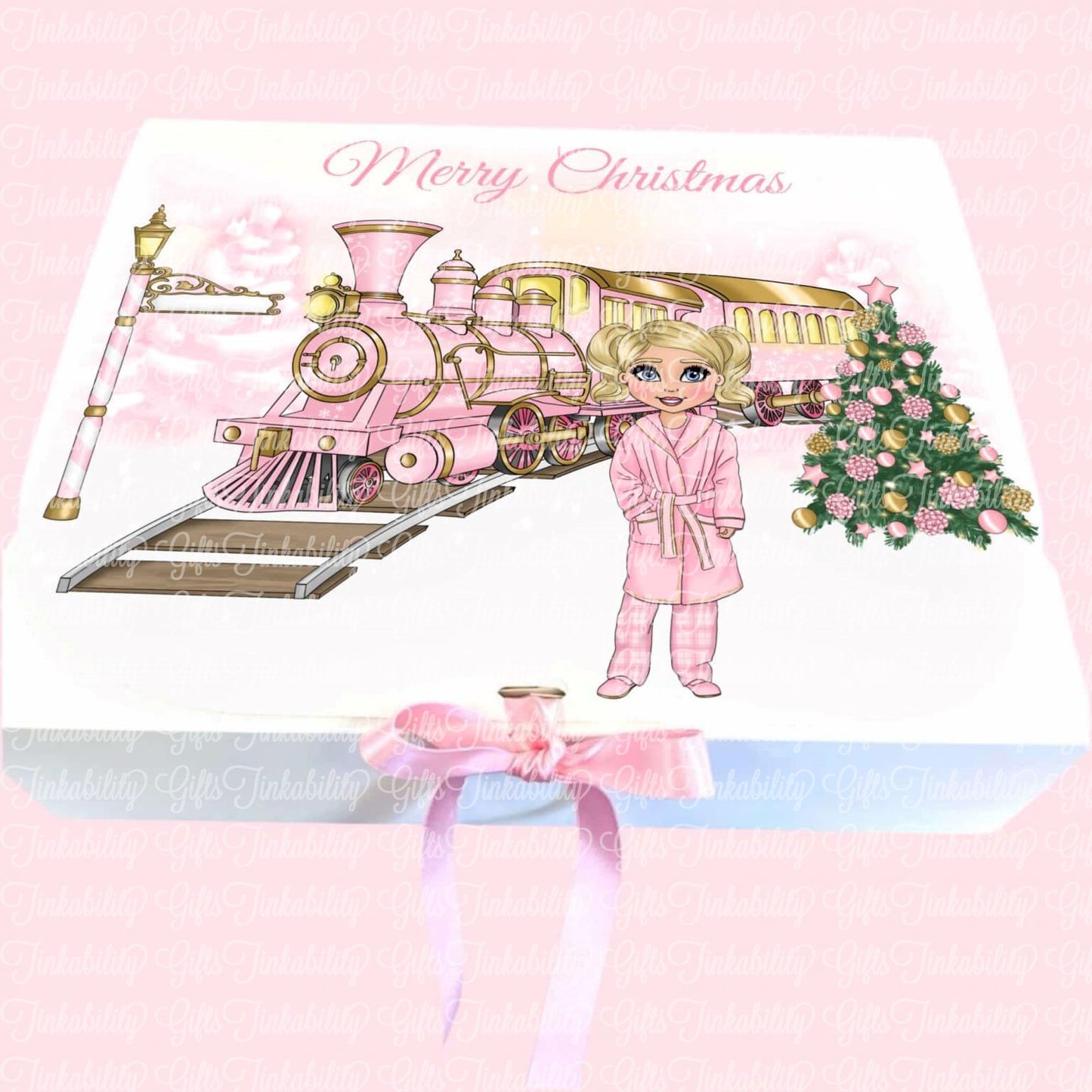 Christmas Express Gift Box with Bow