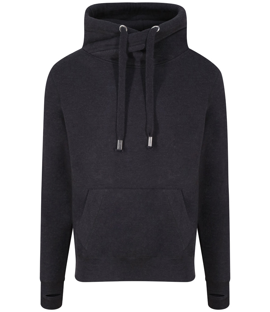 Cross Neck Hoodie