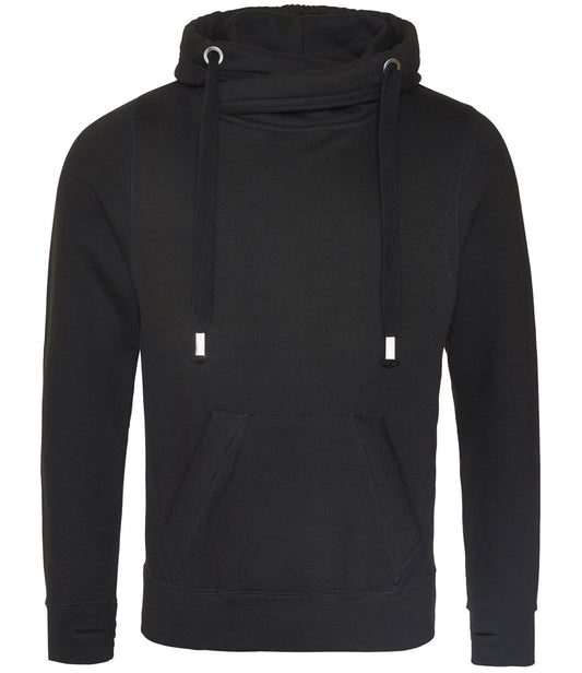 Cross Neck Hoodie