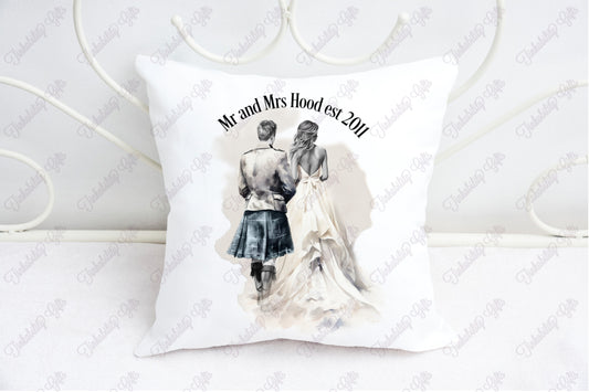 Wedding Couple Cushion