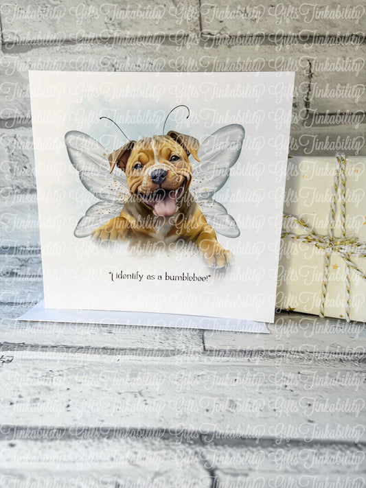 XL Bully Butterfly Card