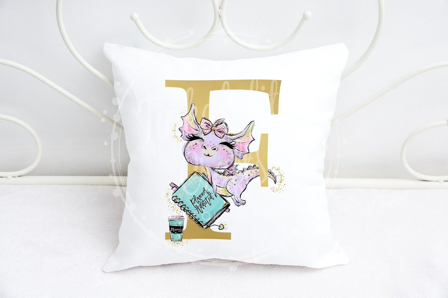 Diva Dragon alphabet cushion A-Z