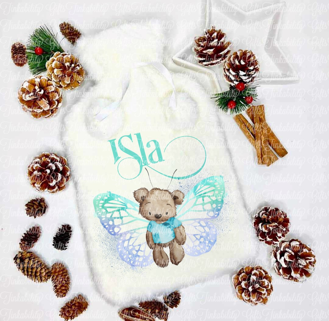 Butterfly Bear Hot Water Bottle