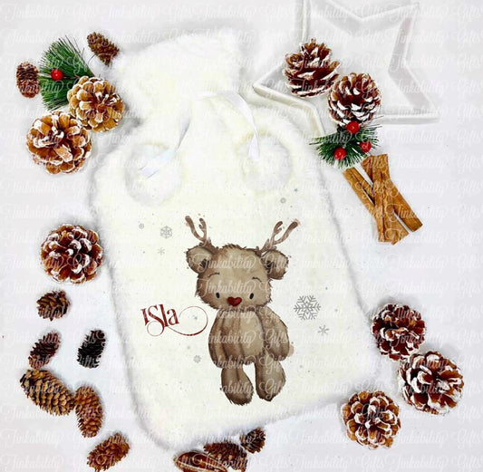 Baby Reindeer Bear Hot Water Bottle