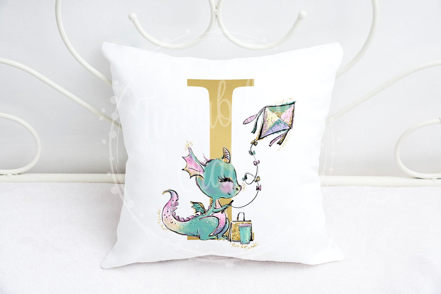 Diva Dragon alphabet cushion A-Z