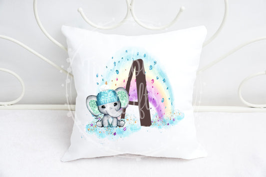 Boy elephant alphabet cushion A-Z