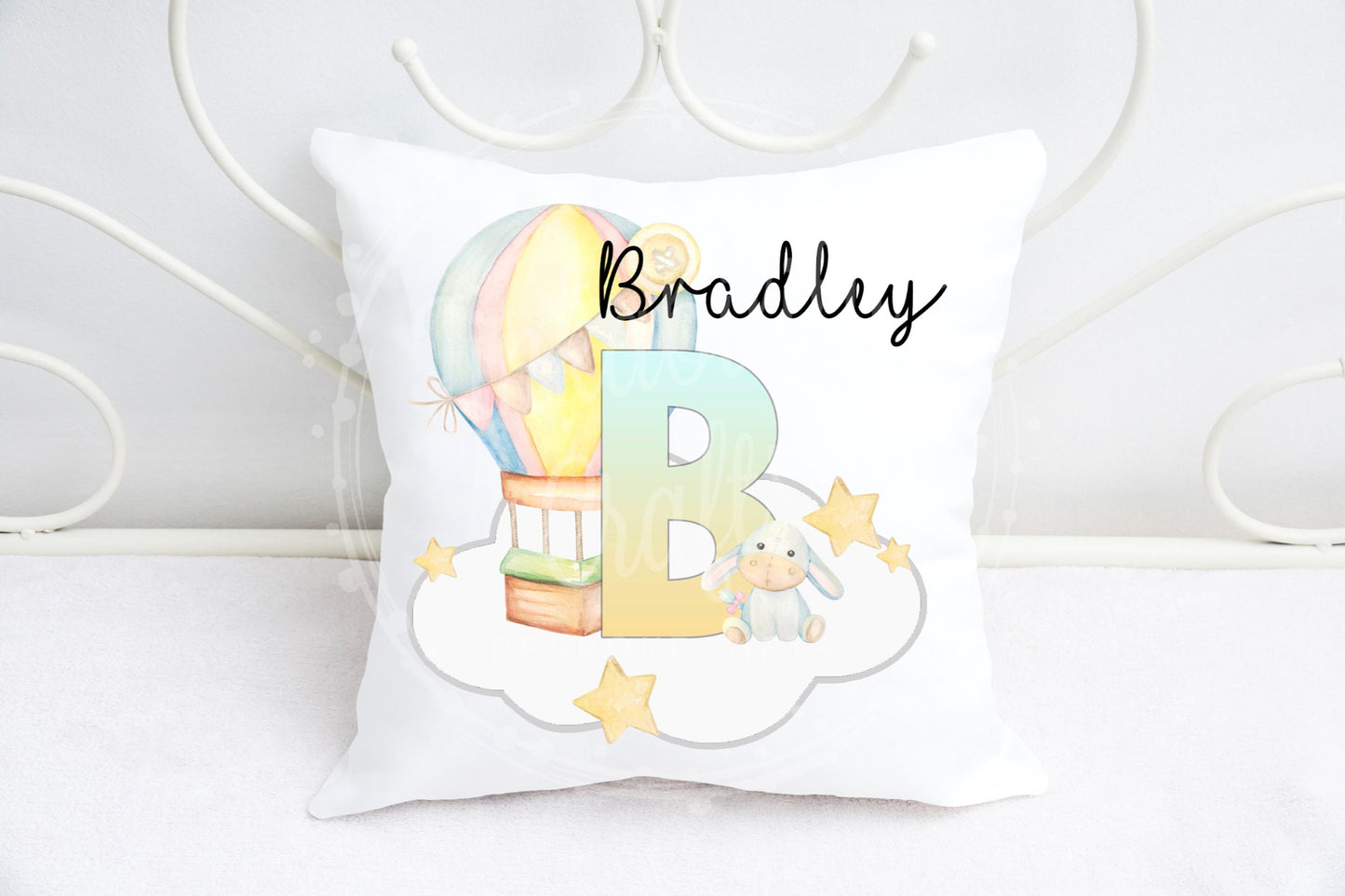 Baby nursery alphabet cushion A-Z