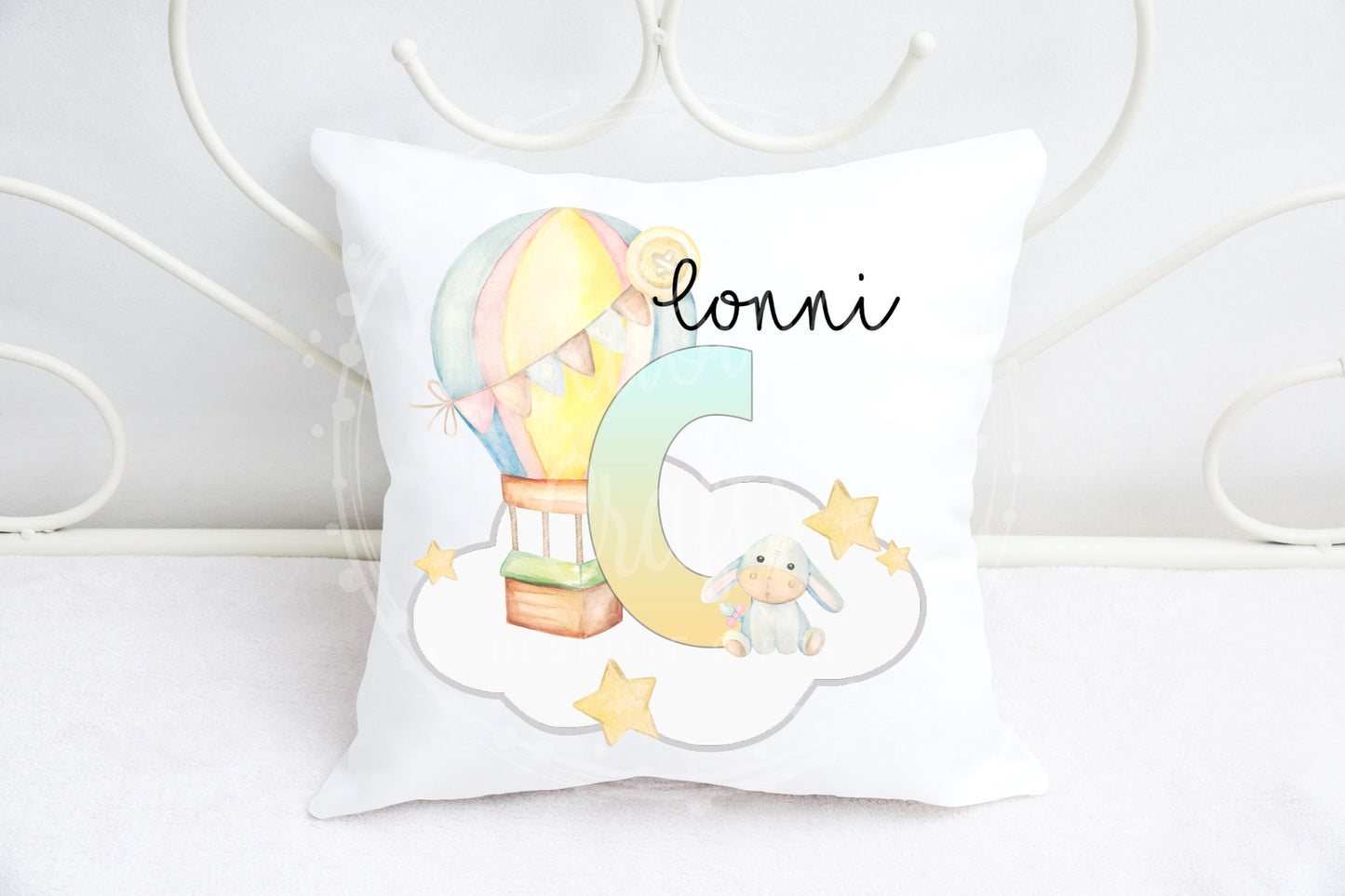 Baby nursery alphabet cushion A-Z