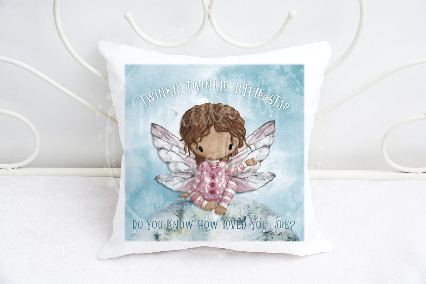 Twinkle Twinkle Fairy Personalized Cushion - Personalized Cushion - Personalized Gift - Gifts for New Babies