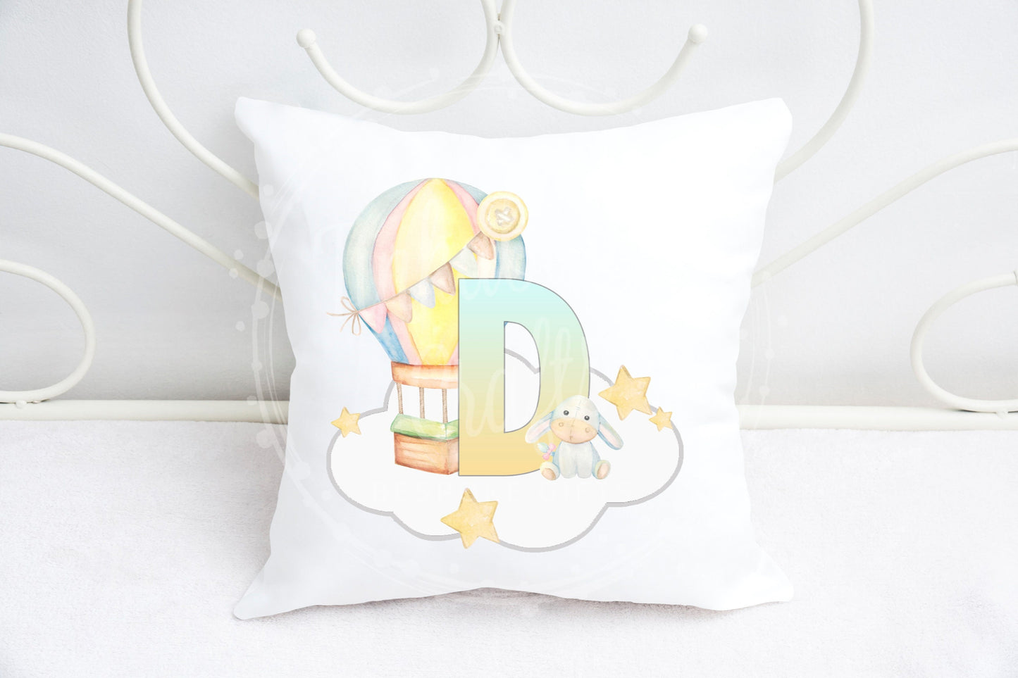 Baby nursery alphabet cushion A-Z