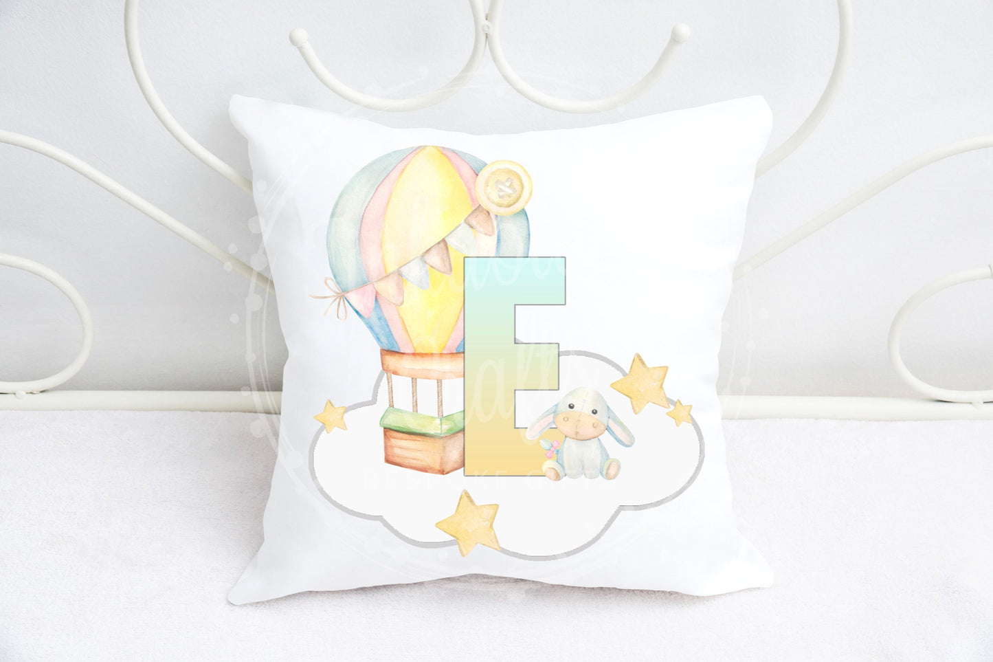 Baby nursery alphabet cushion A-Z