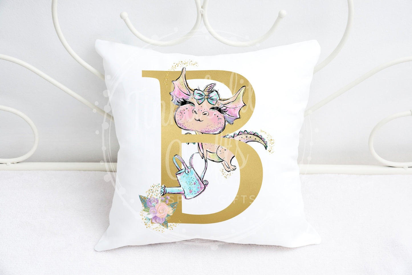 Diva Dragon alphabet cushion A-Z