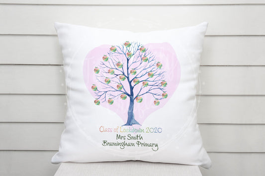 Family Rainbow apples/hearts Cushion