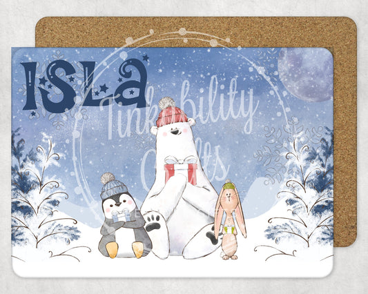 Personalised Christmas Placemat - Personalised Placemat - Gifts for Christmas - Gifts from Santa  - Stocking filler's - Gifts for Kids