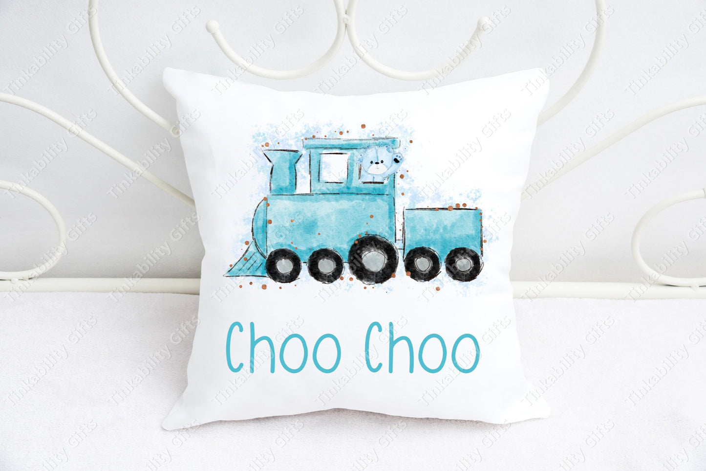 Travelling bear plush cushion - Personalised Cushion - Gifts for Birthday's - Gifts for Kid's