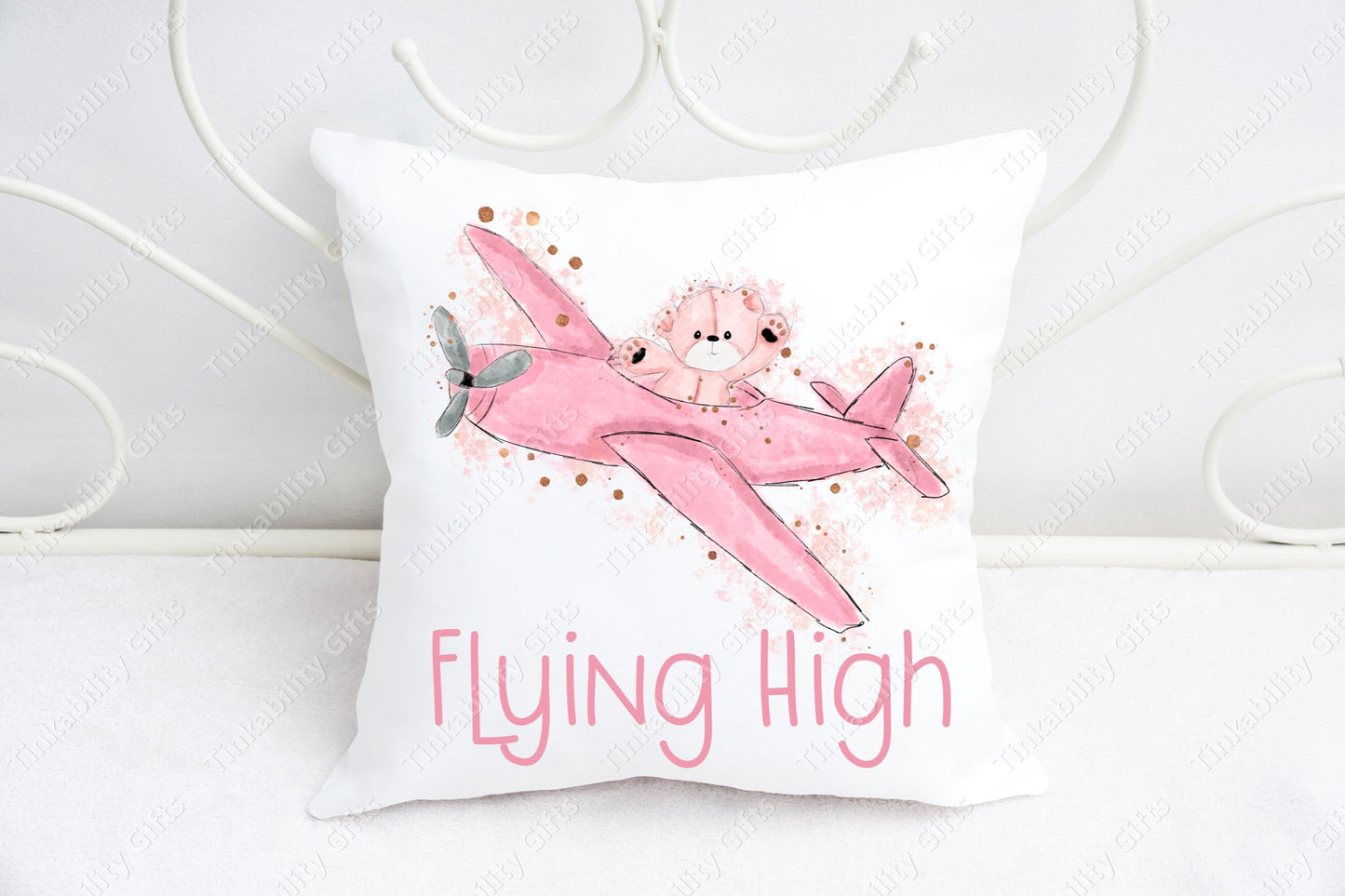 Travelling bear plush cushion - Personalised Cushion - Gifts for Birthday's - Gifts for Kid's