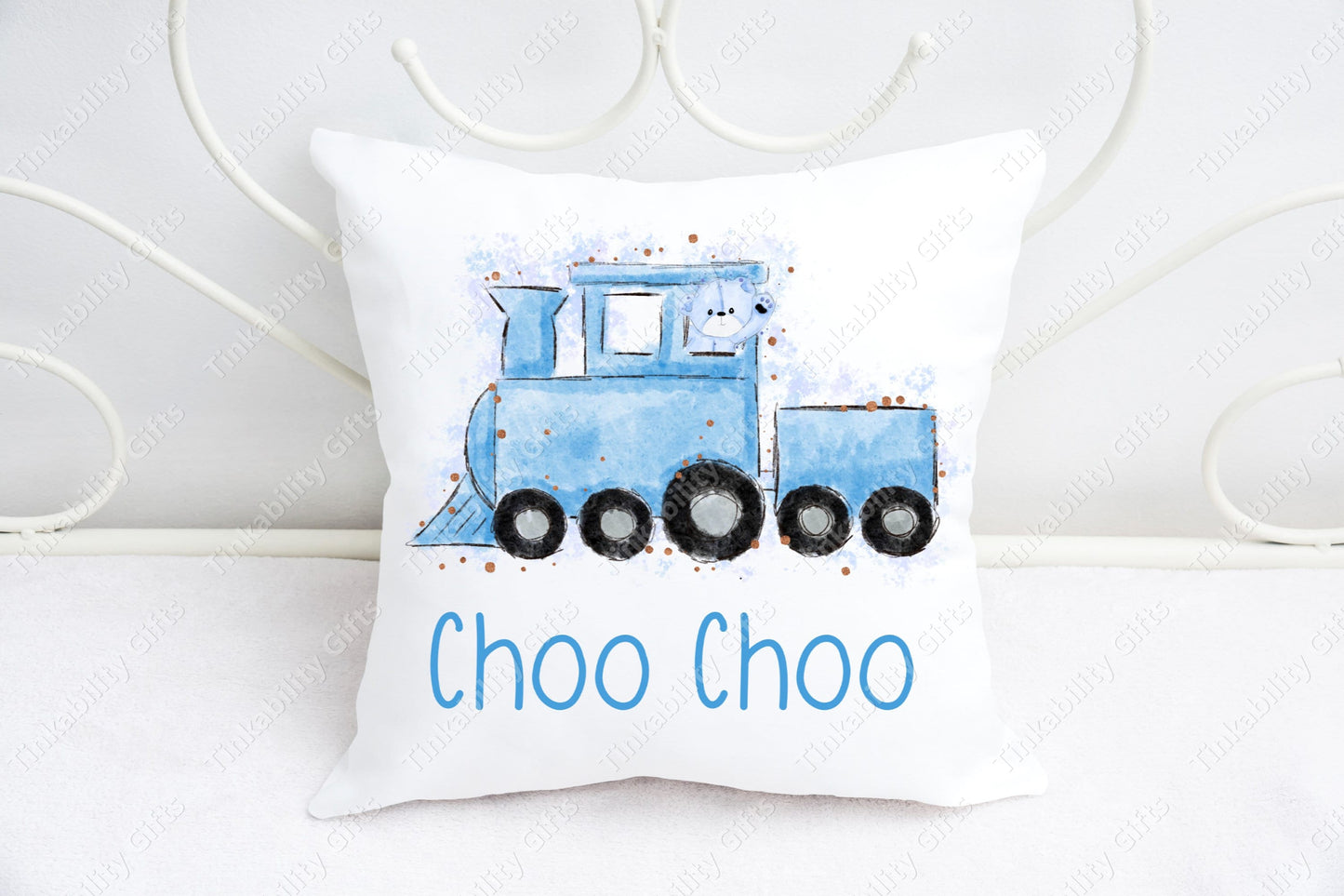 Travelling bear plush cushion - Personalised Cushion - Gifts for Birthday's - Gifts for Kid's