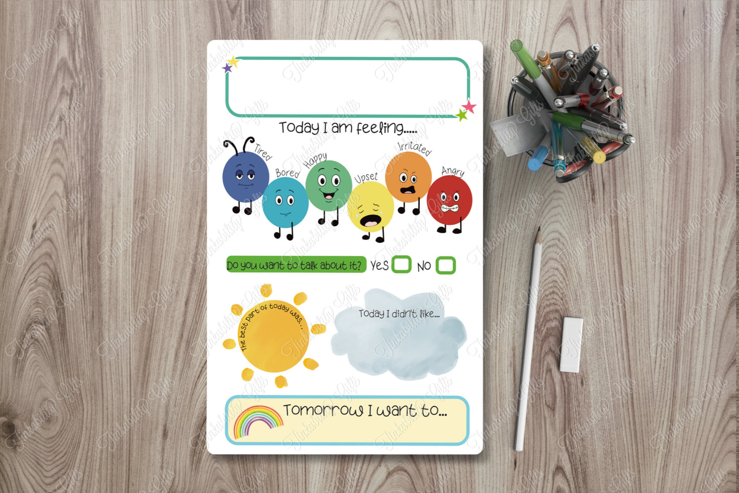 Kids Daily Feeling Chart