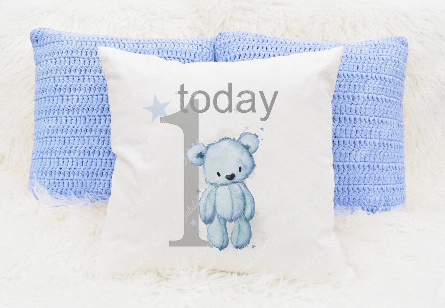 Birthday Bear Cushion