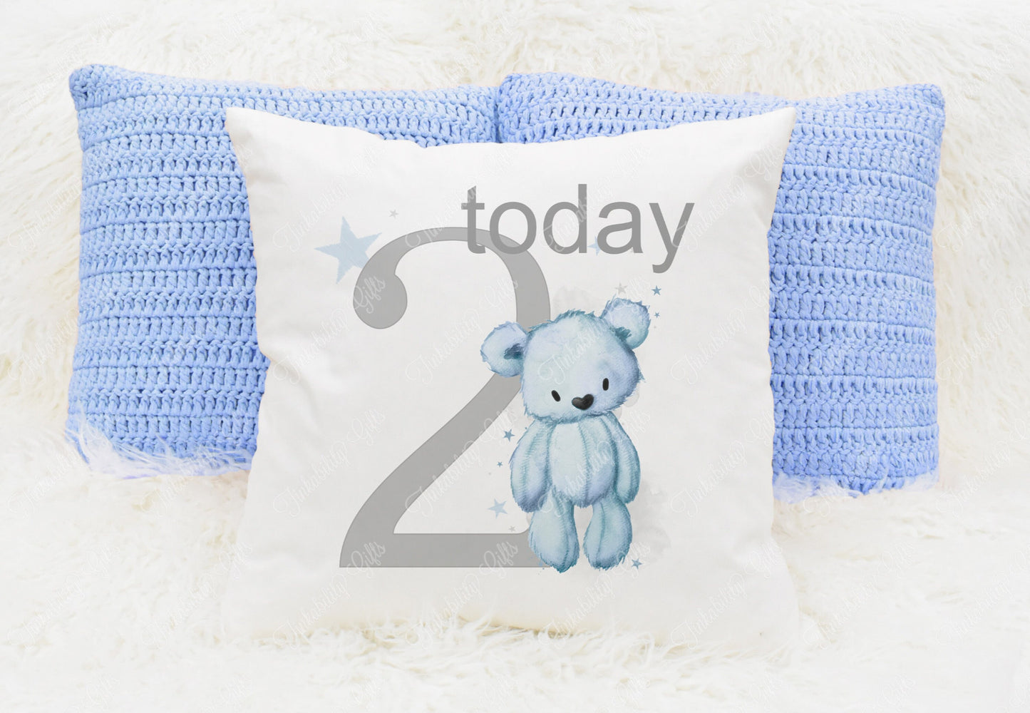 Birthday Bear Cushion