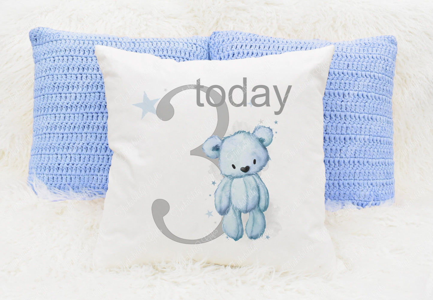 Birthday Bear Cushion