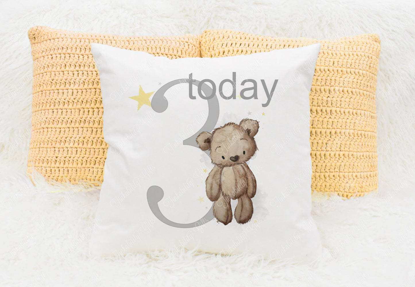 Brown Bear Baby Cushion