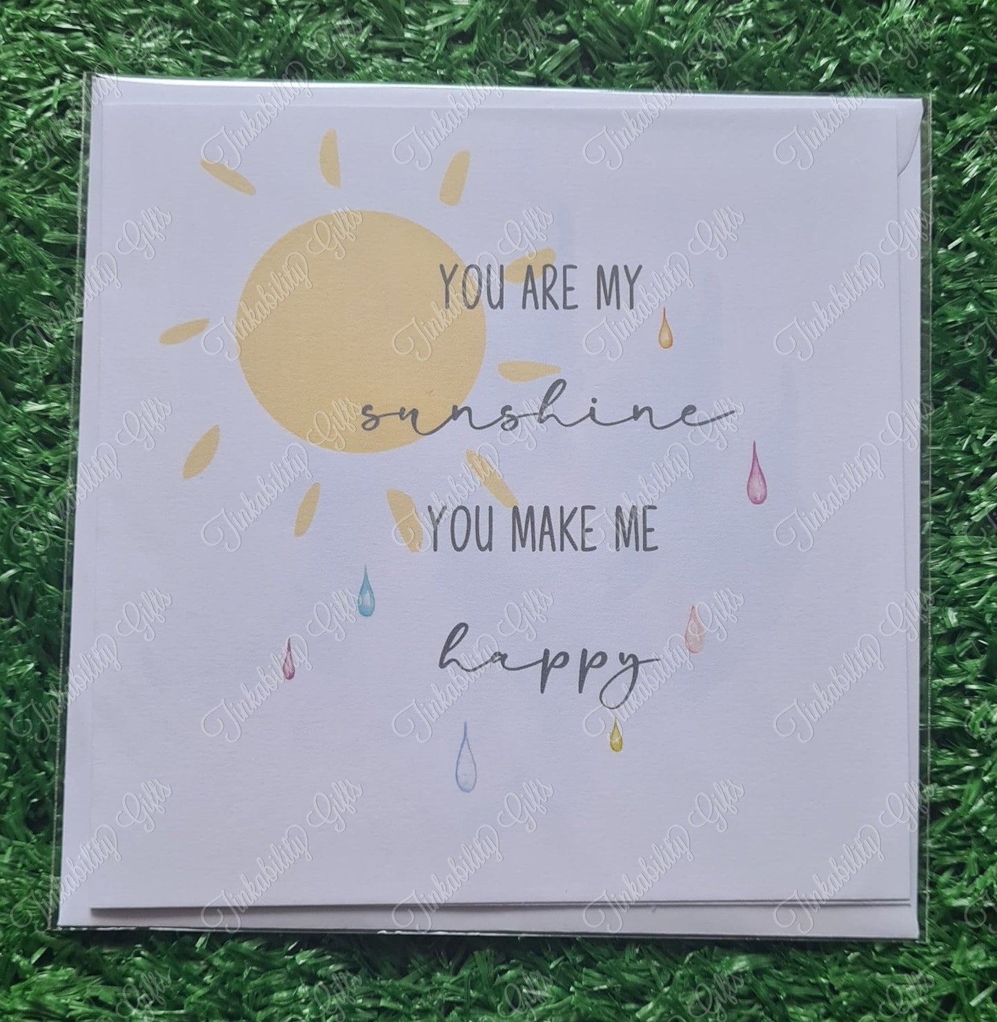 You are my sunshine greetings card - Birthday card - Personalised card