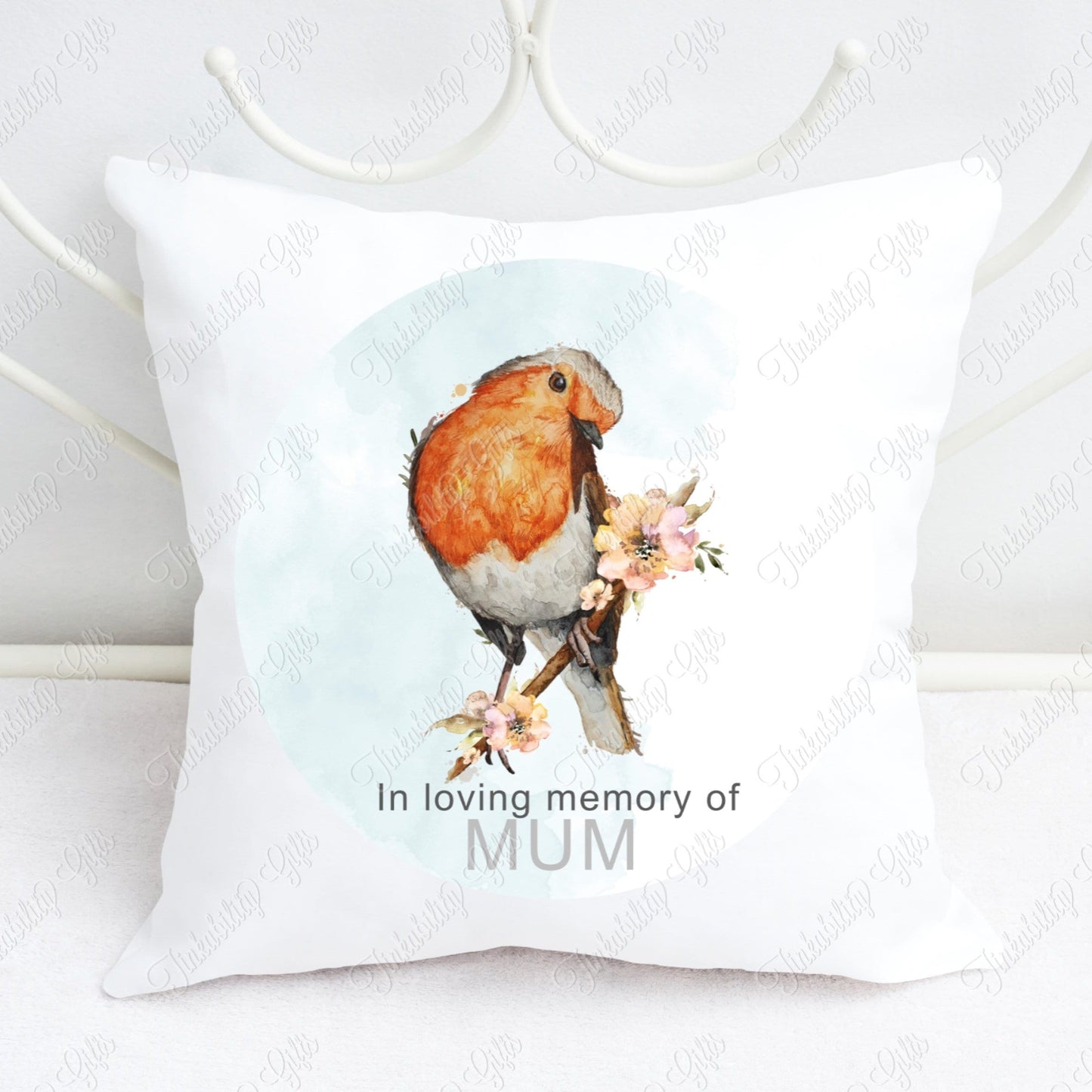 Personalised Robin Plush Cushion, Personalised Gift, Gifts for Birthdays, Gifts for Kids, Gifts for Christmas, Custom Cushion