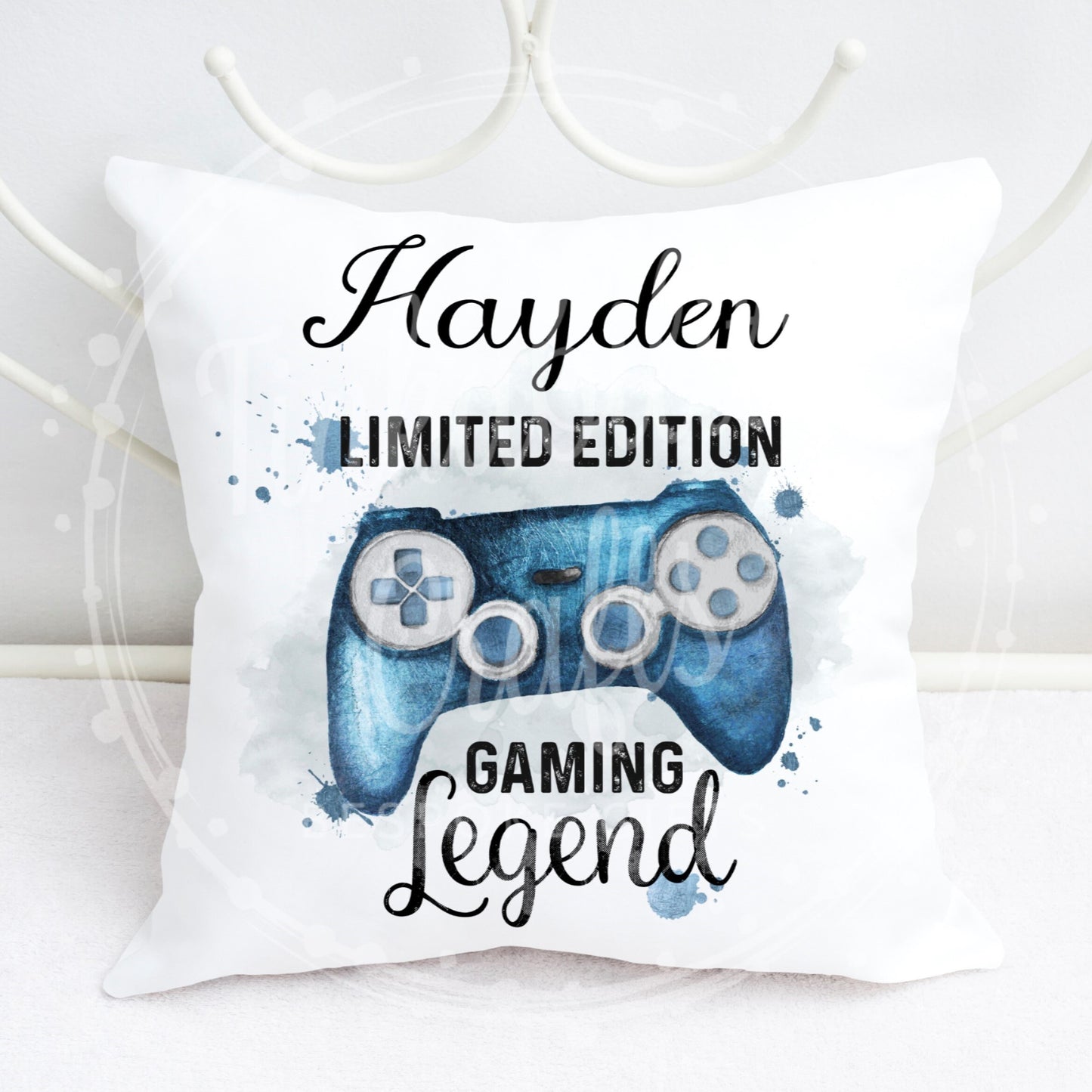 Blue Game Controller Plush Cushion