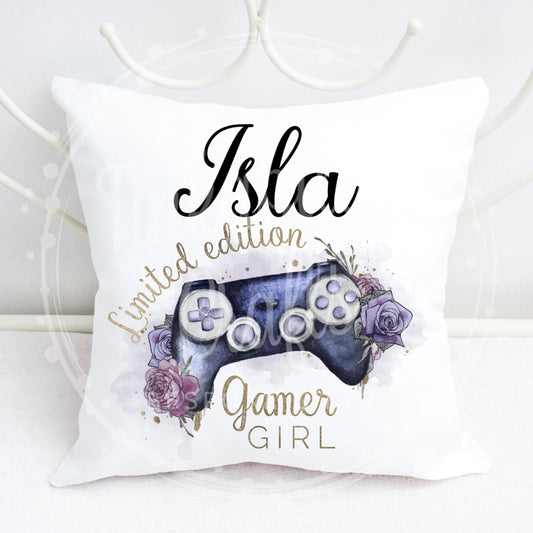 Personalised Purple Game Controller Plush Cushion, Personalised Gift, Gifts for Birthdays, Gifts for Kids, Gifts for Boys, Gifts for Girls