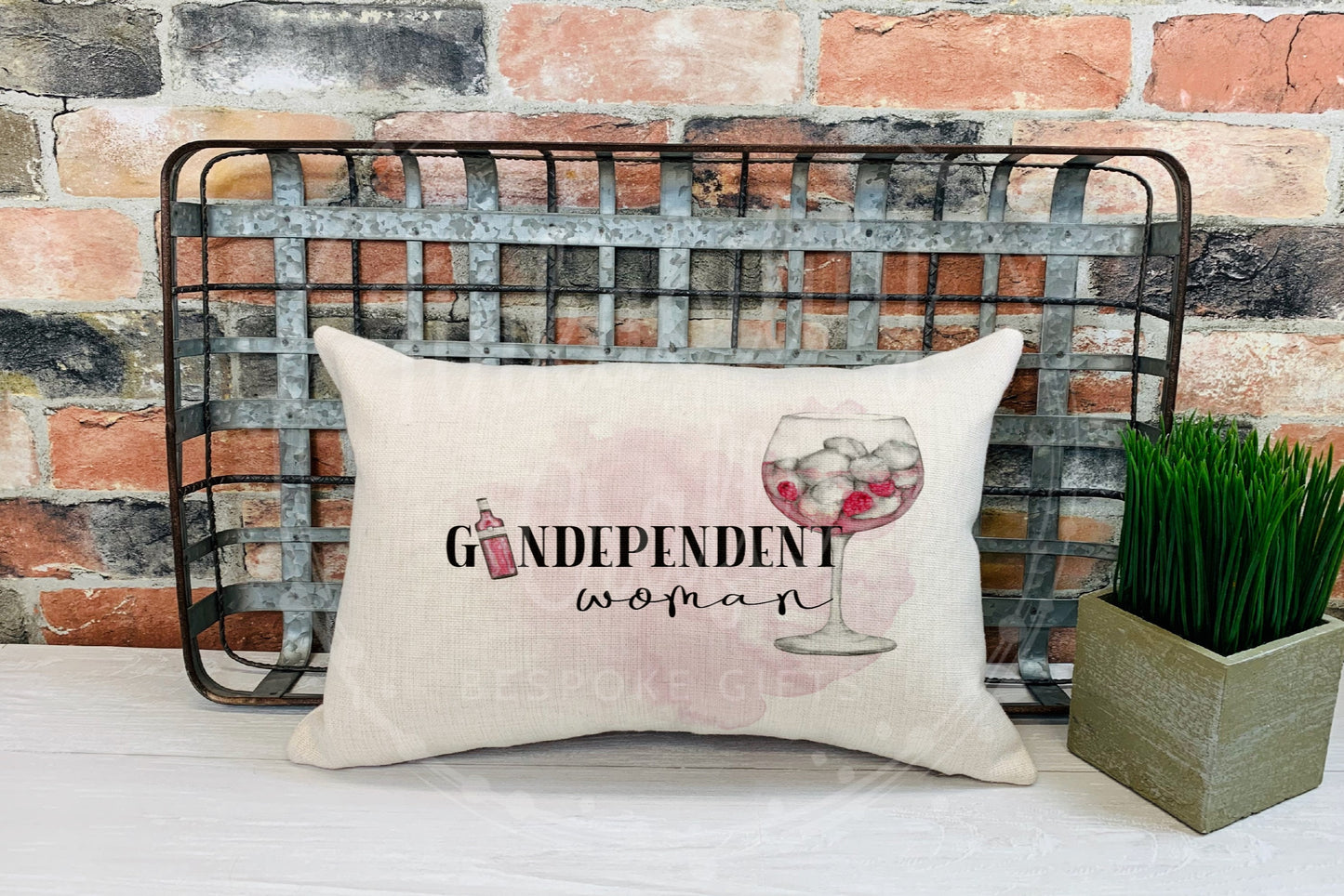 Personalised Gin lumber Plush Cushion, Personalised Gift, Gifts for Birthdays, Gifts for Kids, Gifts for Mums, Gifts for Christmas