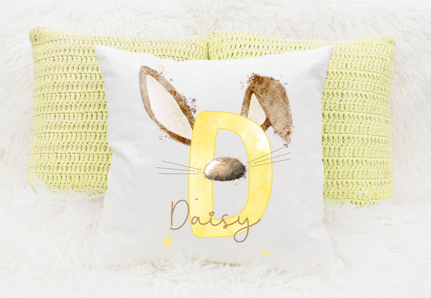 Bunny alphabet cushion A-Z