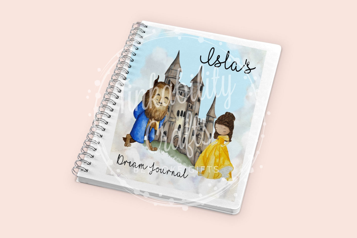 Beauty and Beast Inspired Notebook