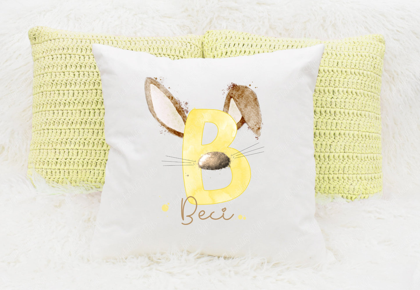 Bunny alphabet cushion A-Z