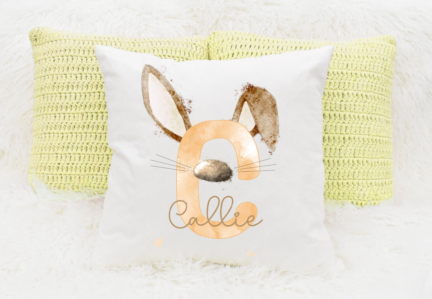 Bunny alphabet cushion A-Z