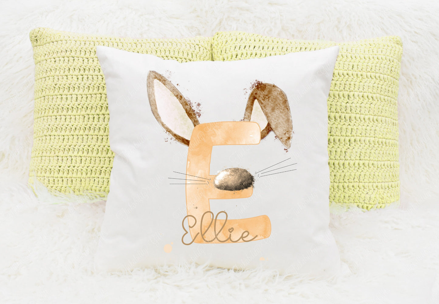 Bunny alphabet cushion A-Z