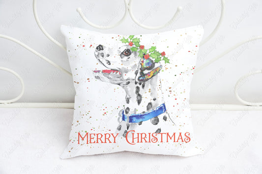 Personalised Dalmatian Christmas Plush Cushion, Personalised Gift, Gifts for Birthdays, Gifts for Kids, Birthday Gifts, Custom made Cushion