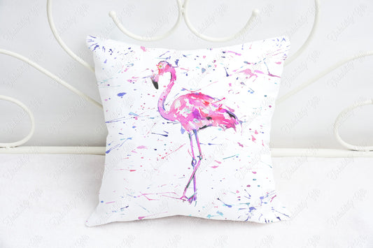 Personalised Flamingo Plush Cushion, Personalised Gift, Gifts for Birthdays, Gifts for Kids, Birthday Gifts, Custom made Cushion