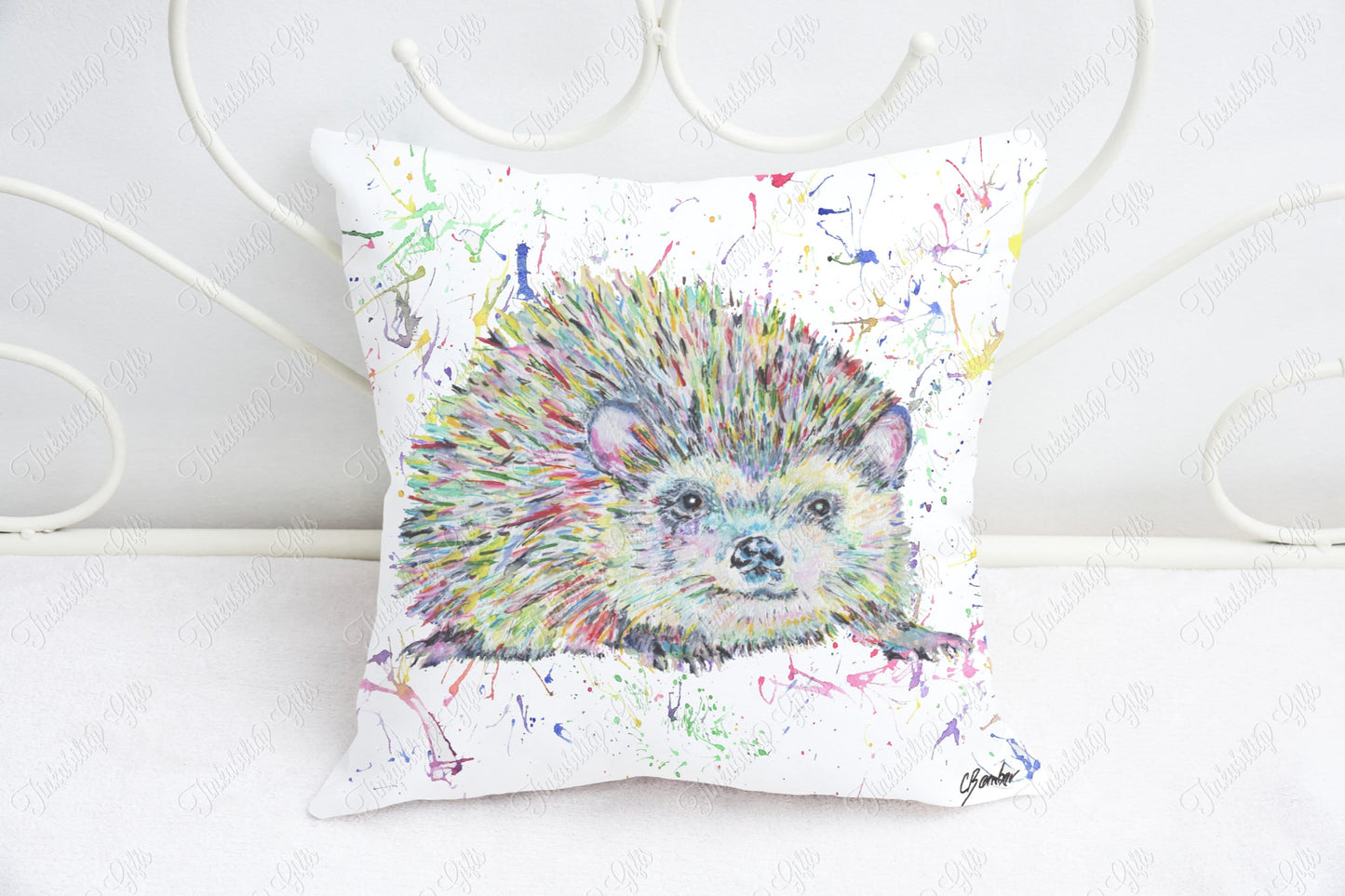 Personalised Hedgehog Plush Cushion, Personalised Gift, Gifts for Birthdays, Gifts for Kids, Birthday Gifts, Custom made Cushion