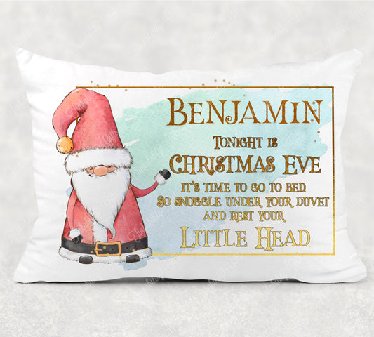 Santa Christmas Eve Pillowcase - Personalised Pillowcase - Stocking Filler - Gifts for Kids - Gifts for Christmas