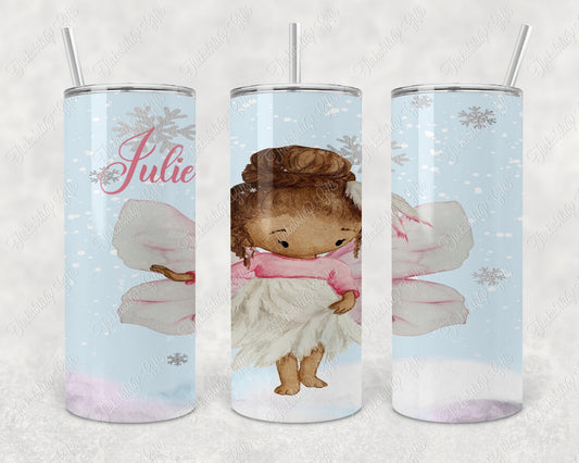 Personalised Pink Fairy Insulated Tumbler, Personalised Gift, Gifts for Kids, Gifts for Birthdays, Gifts for Christmas