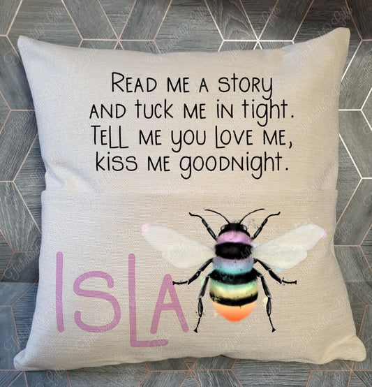 Personalised Pocket Cushion, Personalised Gift, Gifts for Birthdays, Gifts for Kids, Birthday Gifts, Custom made Cushion