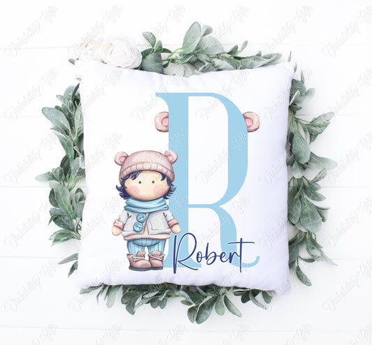 Boy Bear Doll Cushion