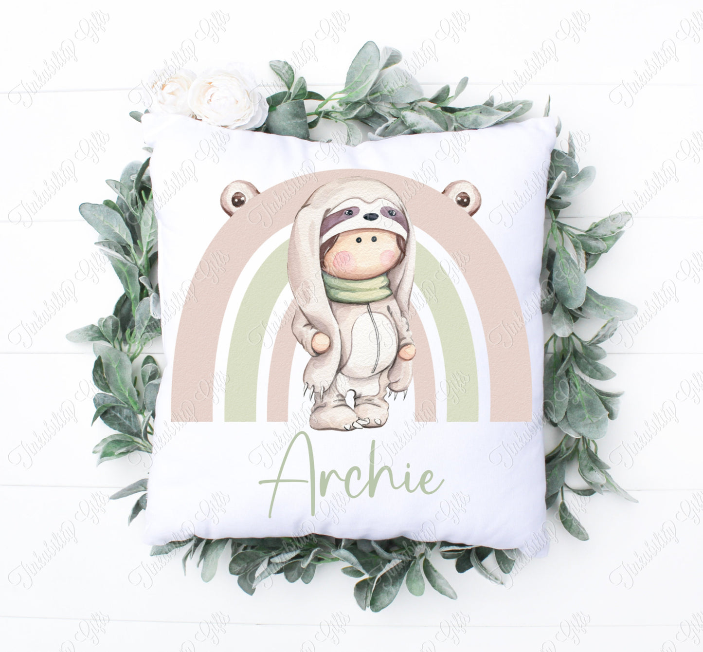 Boy Sloth Doll Cushion