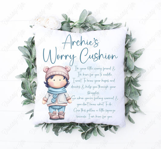 Boy Bear Doll Worry Cushion