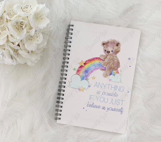 Bear & Rainbow Notebook