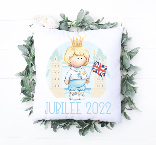 Personalised Plush Cushion, Jubilee Cushion, Jubilee Personalised Cushion, Gifts for Kids, Birthday Gifts, Custom made Cushion