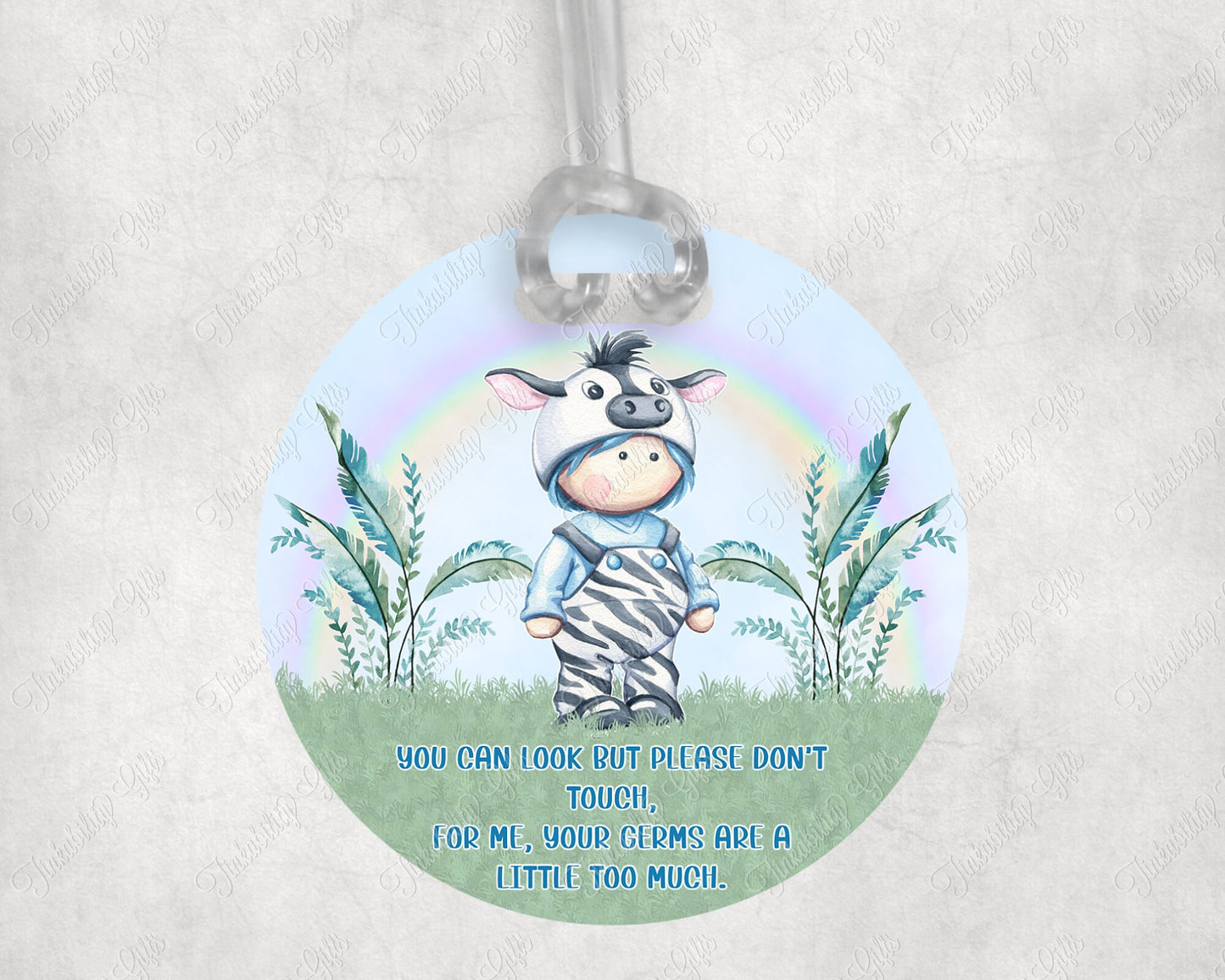 Zebra Germ Tag