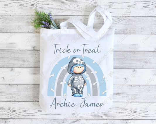 Cute Skeleton Tote Bag