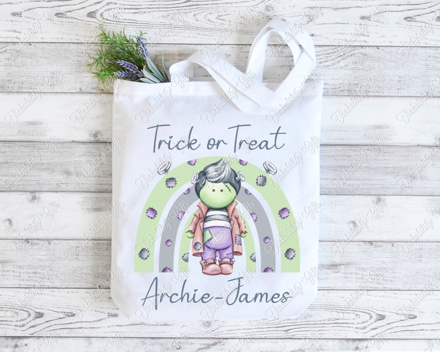 Cute Monster Tote Bag